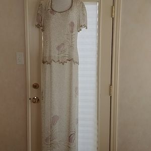 Vintage Full- length beaded Gown